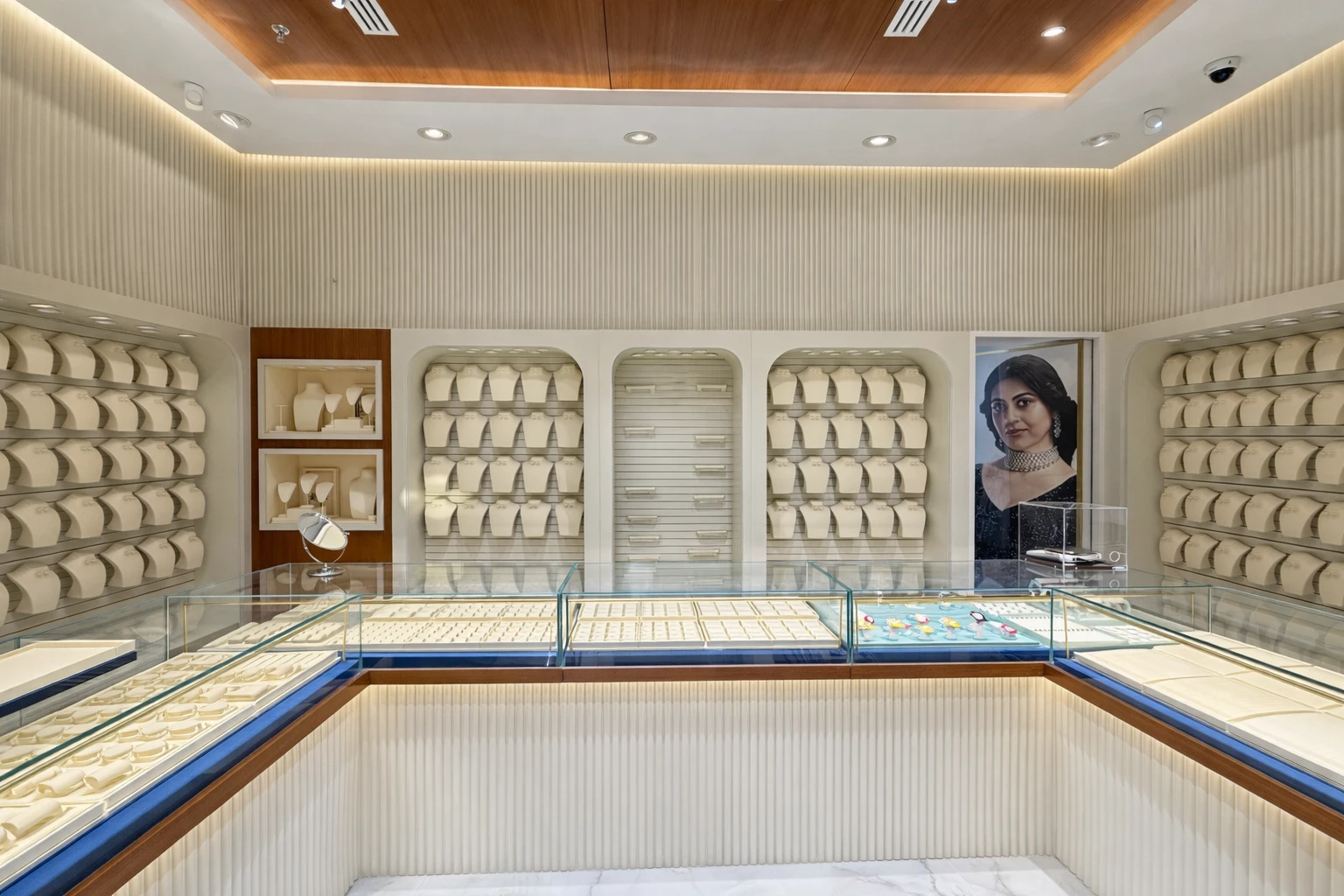 Mila Jewellery – Elegant Retail Interior Design & Fit-Out, Safari Mall, Sharjah