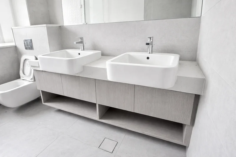 Elegant Wash Room Venty interior design – Creative Avenue luxury villa fit-out Dubai UAE
